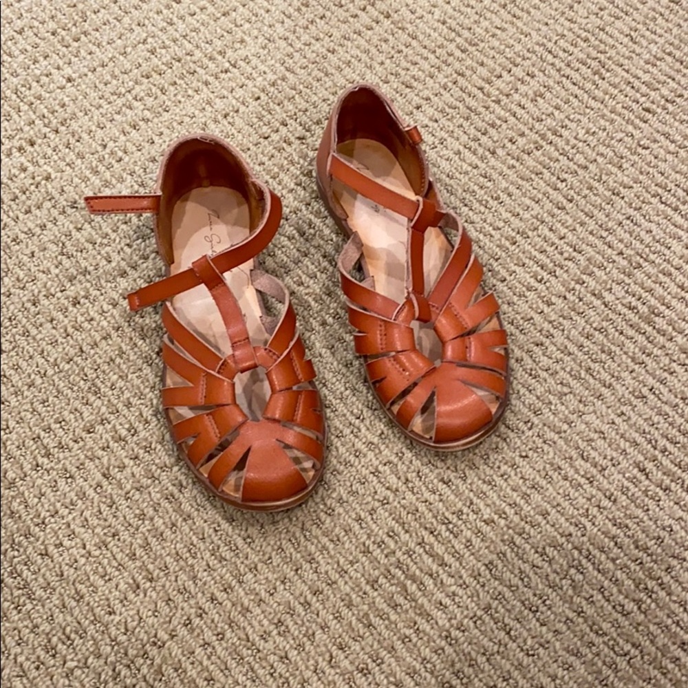 Zara leather sandals